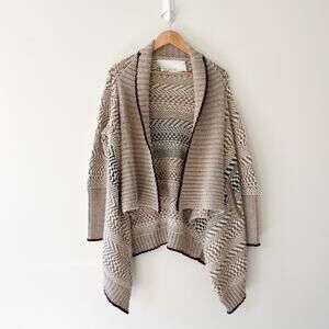 Yigal Azrouel New York Alpaca Blend Open Front Cardigan Sweater, Size Small